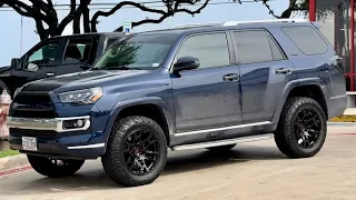 Toyota 4Runner Limited Lifted Nautical Blue 4X4 VLAND headlamps/Tail lamps, TRD PRO wheels