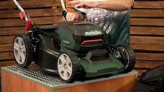 RM 36-18 LTX BL 46 Lawn Mower Scope of Delivery - Metabo