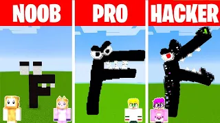 ULTIMATE NOOB vs PRO vs HACKER CHALLENGES! (MINECRAFT GIANT MAZE BUILD, DO NOT DISTURB, & MORE!)