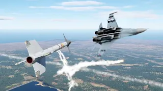 3 US F-15E Russian SU-27s shot down : DCS World
