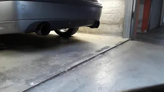 SAAB 9-3 AERO 2.8 V6 TURBO MODIFIED EXHAUST SOUND WITH HOT ENGINE START