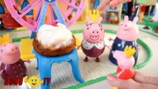 Свинка Пеппа  Мультик из игрушек  Королевская семья Свинки Пеппи празднуют День рождения принцессы П
