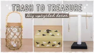 TRASH TO TREASURE Room Decoration Ideas - Best out of Waste