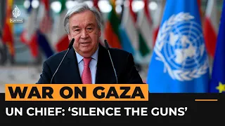 ‘Silence the guns,’ says UN Chief in speech marking 6 months of war on Gaza | Al Jazeera Newsfeed