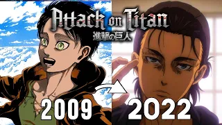 Evolution of Attack on Titan | 2009-2022