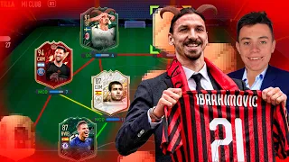 LA PLANTILLA de IBRAHIMOVIC FUTMAS Y SUS ENEMIGOS en FUT CHAMPIONS FIFA 22