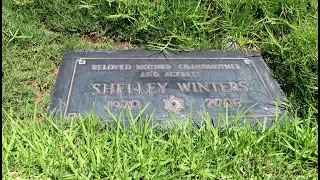 SHELLEY WINTERS Grave Visit for Her Birthday