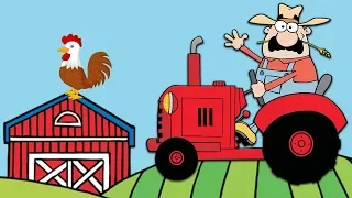 Old MacDonald Had a Farm Song! | Learn Farm Animal Sounds | Kids Learning Videos