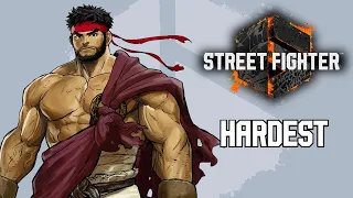 Street Fighter 6 - Ryu Arcade Mode (HARDEST)