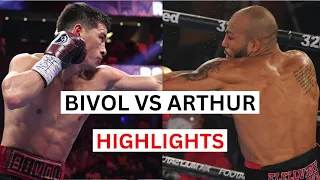 Dmitrii Bivol vs Lyndon Arthur Highlights & Knockouts