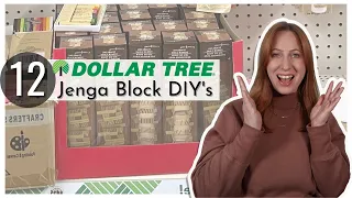 Dollar Tree Jenga Block DIY Decor // DIY Mega Video // DIY Compilation Video