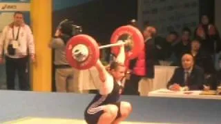 Kashirina Tatiana snatch 1st attempt 130kg