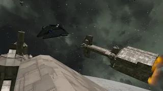 Sith Ambush! [Attack of the Sith Harrower](Space Engineers) Star Wars Battles