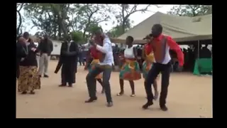 Amai Mnangagwa dances with Tino Mudarikwa