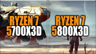 Ryzen 7 5700X3D vs 5800X3D Benchmarks - Tested in 15 Games and Applications