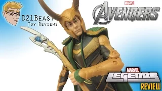 MARVEL LEGENDS Avengers LOKI Review - 2016 UK Exclusive Hulkbuster Wave