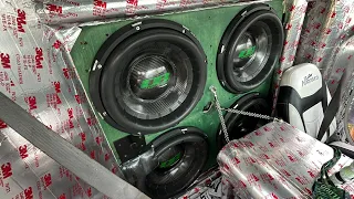 100,000 WATTS!? The HOT SEAT Sub Flex on Deaf Bonce BIGGEST Subwoofers!