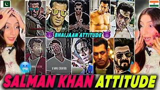 Pakistani Reaction on Salman Khan Attitude Videos🥵🔥 | Salman Khan Full Angry Attitude Videos