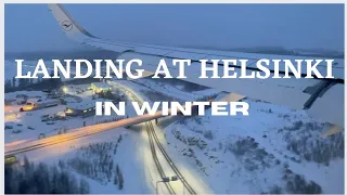 **Snow Storm** Lufthansa landing at Helsinki Airport, Finland | Heavy Snow in Winter | Finland 🇫🇮