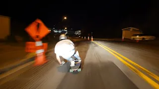 Longboarding: Roadworks at 85kph