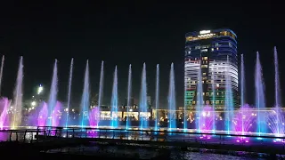 Поющий и самый высокий фонтан Средний Азии в республике Узбекистан г.Ташкент,  Tashkent City.