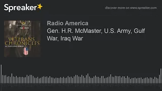 Gen. H.R. McMaster, U.S. Army, Gulf War, Iraq War