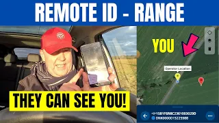 Remote ID Range 📍 How far AWAY can someone SPOT YOU with the Drone Scanner App 📍
