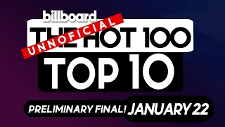 Preliminary Final Predictions! Billboard Hot 100 Top 10 (January 22nd, 2022)
