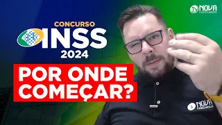 Como estudar para o Concurso INSS 2024 COMEÇANDO AGORA DO COMPLETO ZERO 🔴