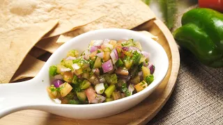 3-Step MILD SALSA PICO DE GALLO - CHIPOTLE COPYCAT | Recipes.net