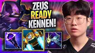 ZEUS IS READY FOR KENNEN NEW BUFFS! - T1 Zeus Plays Kennen TOP vs Jayce! | Season 2023