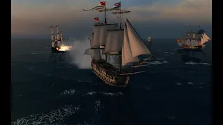 Naval Action - Ship of the line battle