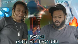 FIRST TIME EVER REACTING TO TYLA - WATER (OFFICIAL MUSIC VIDEO)! *BEST REACTION * | JAY III