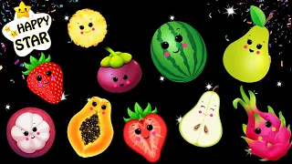 Fruit Salad Dance Party - Cutting Fruits Dancing - Fun Animation with Music - Hey Star Sensory