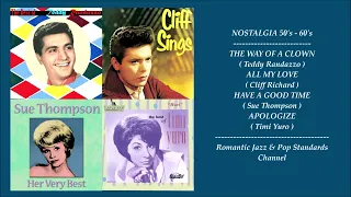 GREAT NOSTALGIA SONGS - THE 50's & 60's ~ TEDDY RANDAZZO / CLIFF RICHARD /  SUE THOMPSON / TIMI YURO