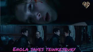 Enola fights to Save Tewkesbury from Assasin Linthorn | All Holmesbury scenes 18, Enola Holmes 2020