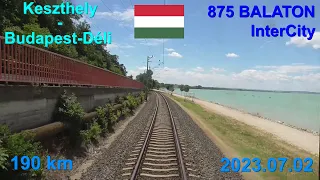 Route Keszthely-Fonyód-Siófok-Székesfehérvár-Budapest Déli, 875 BALATON IC (Keszthely-Bp.Déli)