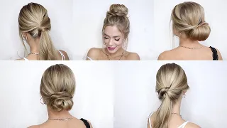 5 ИДЕЙ ПРИЧЕСОК НА ГРЯЗНЫЕ ВОЛОСЫ | 5 HEATLESS HAIRSTYLES FOR DIRTY HAIR