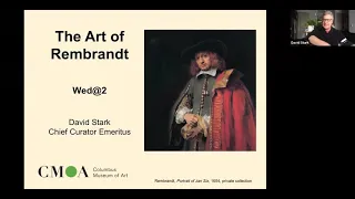 Wed @ 2 - The Art of Rembrandt with David Stark