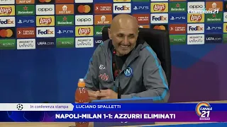 SPALLETTI: " RIGORE NON DATO AL NAPOLI? IL PASSATO IN CHAMPIONS UN PO' CONTA...."