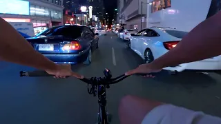 Brakeless Through Downtown Toronto (Track Bike POV)