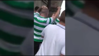 Celtic fans singing about the death of Lee Rigby in Sunderland