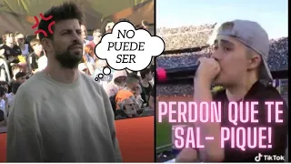 Cantan a PIQUÉ en plena final de su 'Kings League' la canción de SHAKIRA Y BIZARRAP y así reacciona!