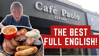 This is the BEST FULL ENGLISH BREAKFAST in LONDON! | Cafe Paolo Review