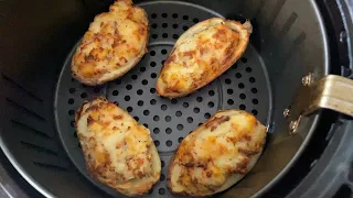 Air Fryer Twice Baked Potatoes