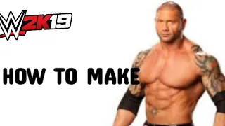 How to make Batista's Payback 2014 Attire (WWE 2K19