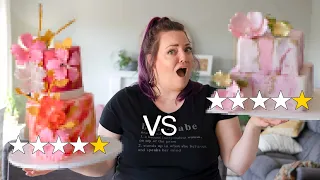 I Ordered WEDDING Cakes from 1 VS 1 STAR BAKERIES!