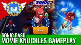 Sonic Dash | Movie Knuckles Gameplay
