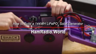 How to Build a DIY 144 Watt Hour LiFePO4 Lithium Iron Phosphate Solar Generator at Home!