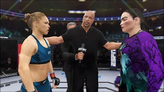 Ronda Rousey vs. Frido Kahlo - EA Sports UFC 4 - Royal Girl Fights 💜